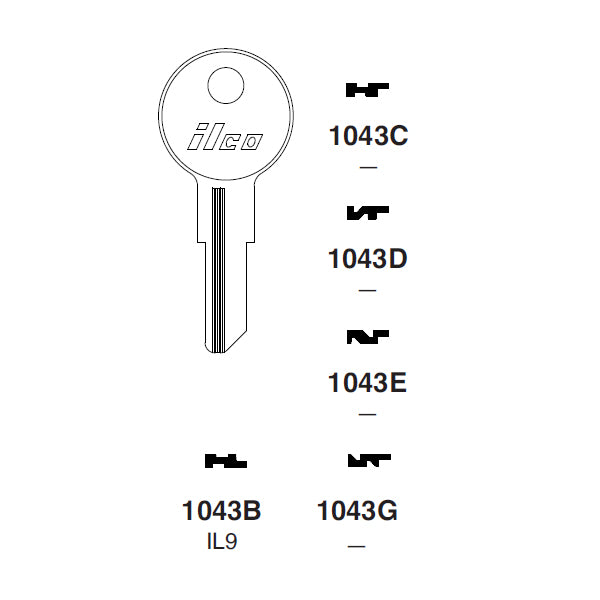 1043E