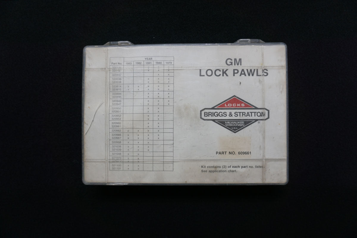 GM Lock Pawls, Wafers, Keying Assortment 