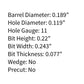 BDX2 Barrel 