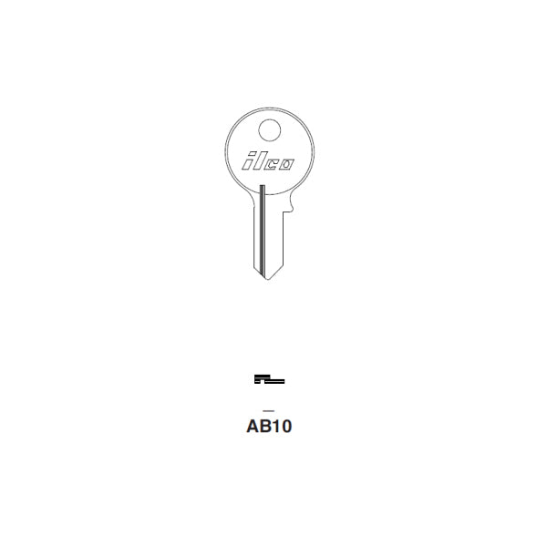 Ab2 Key AB10 – Blue Dog Keys