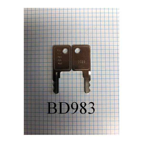 983 Key BD983 – Blue Dog Keys