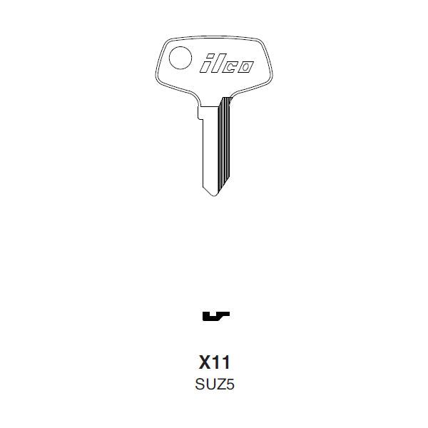 X11 Rim Keys X11 – Blue Dog Keys